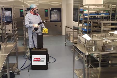 Emergency Infection Control H2O2 Decontamination